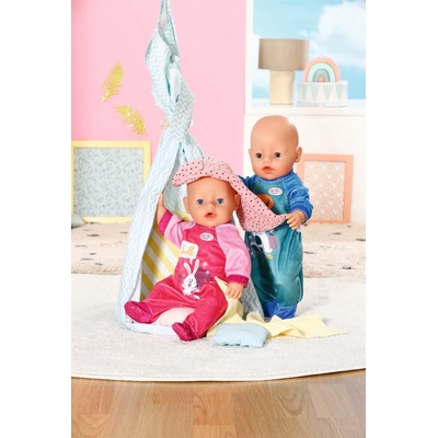 Zapf Creation BABY born Sametové kotníkové boty růžové 43 cm