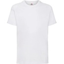 Fruit of the Loom tričko Kids Valueweight T COT-16103300127 bílá