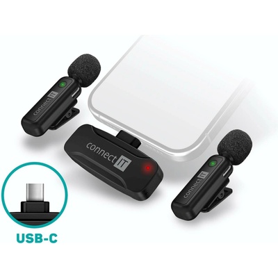 Connect IT Wireless Lavalier CMI-1011-BK