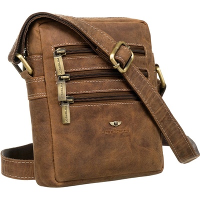 Peterson pánské Crossbody PTN 250-NSH hnědá