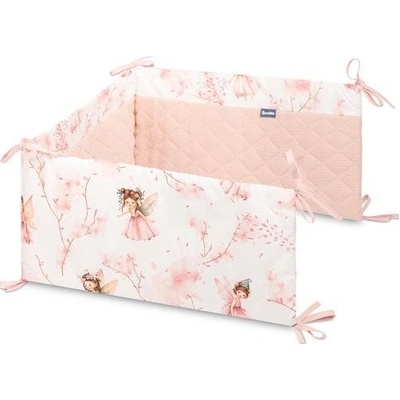 Sensillo Ochranný mantinel do postýlky Víly růžová – Zboží Mobilmania