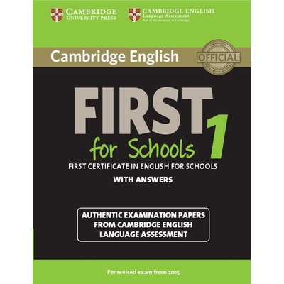 Cambridge English First for Schools 1 for Revised Exam from