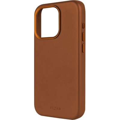 FIXED MagLeather s podporou MagSafe Apple iPhone 15 hnedé FIXLM-1200-BRW