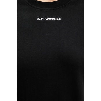 Karl Lagerfeld Тениска с вълна Karl Lagerfeld в черно A4W17091 (A4W17091)