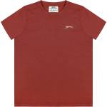Slazenger Детска тениска Slazenger Junior Boys Plain Tee shirt - Red Ochre