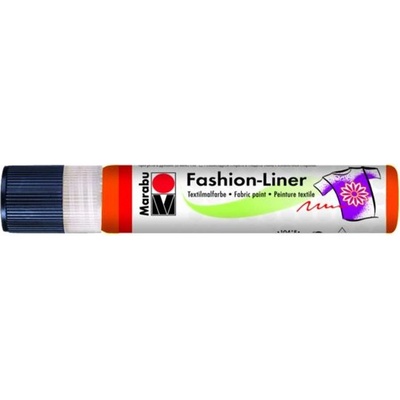 Marabu Textilní liner 25 ml oranžový