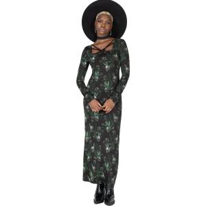KILLSTAR дамска рокля KILLSTAR - Muerto Lily - Black - KSRA010850