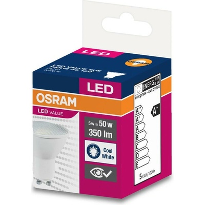 Osram Žiarovka LED GU10 50 ean8708 120° 4,5W/4000K Value PAR16