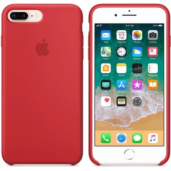 Púzdro Apple iPhone 8 Plus /7 Plus Silicone Case červené