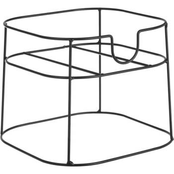 Голяма черна метална стойка за диспенсър за напитки с канелка