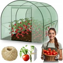 Plonos JANPOL Záhradný fóliovník 2 × 2 m 4 m² zelený