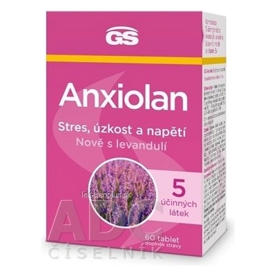 GS Anxiolan s levanduľou, 60 tabliet