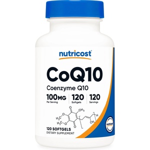 Nutricost CoQ10, 100 mg, 120 софтгел капсули, Nutricost (78573 (545101) NC)