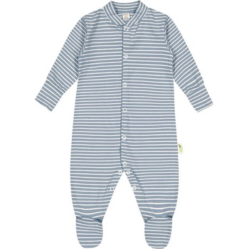 Image 1 of Bio Baby Бебешки гащеризон на райе Bio Baby - 68 сm, 4-6 месеца, син (97222419)