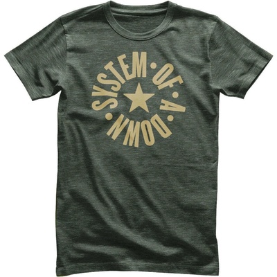 System of a Down Circle Star Logo Olive Heather XL Риза (<![CDATA[WMX-1-SOAD007-DGH-XL]]>)