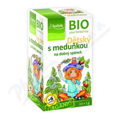 Apotheke Bio ovocný s meduňkou 20 x 2 g