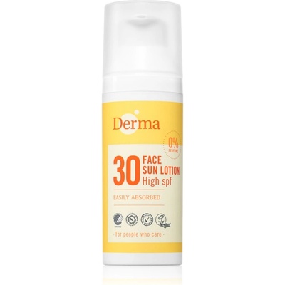 Derma Sun Lotion слънцезащитен лосион за лице SPF 30 50ml