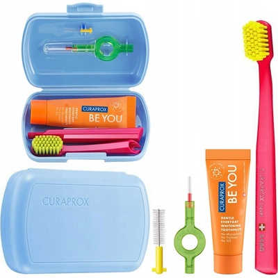 Curaprox Travel set stejnobarevný mix náhradních hlavic magenta 2 ks – Zbozi.Blesk.cz