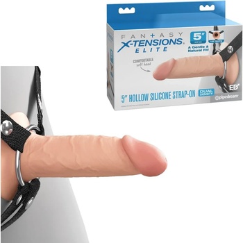 Силиконов пенис колан, двойна плътност, 14см. - Strap-on Dual Density (PIPE416521)