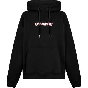 Off White Суичър Off White Mens Round Logo Skate Pull Over Hoodie - Black-White