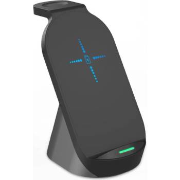 Sdesign 3-in-1 Wireless Charger - док станция за зареждане на iPhone, Apple Watch и Apple AirPods (черен)