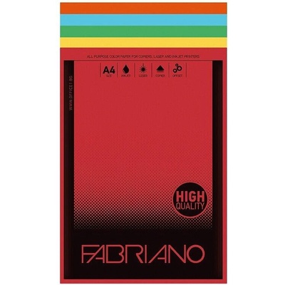 Fabriano Копирен картон, A4, 160 g/m2, 23 цвята, 250 листа (1535160055)