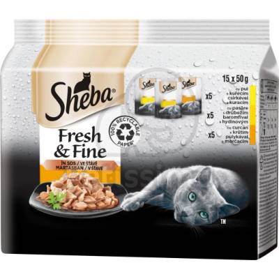 Sheba Fresh & Fine in sauce 50x50 g