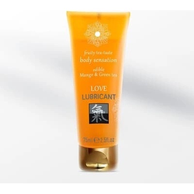 Shiatsu Love lubrikant jedlý Mango a zelený čaj 75 ml