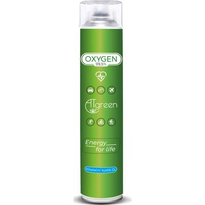 Atgreen Inhalační kyslík O2 náplň bez masky 14L 1ks – Zboží Mobilmania