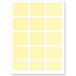 CDRmarket Самозалепващи етикети 60 x 60 mm, 12 етикета, A4, 20 листа, жълти (R0ECO.6060YELLOW)