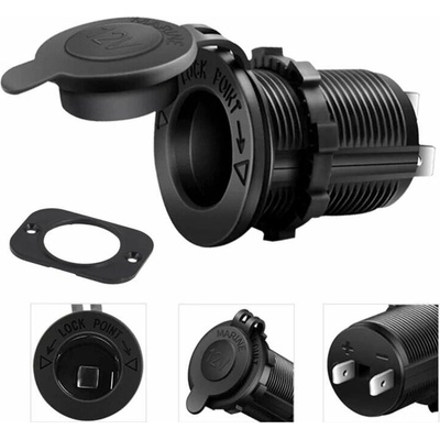 Zásuvka zapaľovača na auto hermetická 12V/24V