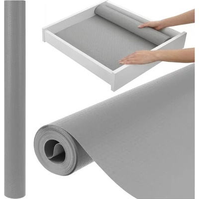 Protiskluzová podložka do šuplíků 500 × 50 cm – šedá