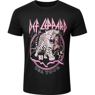 NNM мъжка тениска Def Leppard - USA Tour 1983 - Black - 51898200