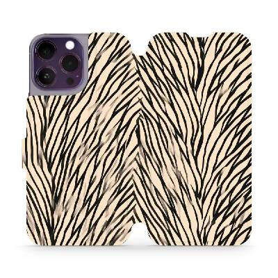 Flipové pouzdro Mobiwear - Apple iPhone 14 Pro Max - VA52S V koruně stromu (Knížkové flip pouzdro, obal, kryt na mobil Apple iPhone 14 Pro Max - VA52S V koruně stromu, materiál Umělá kůže + TPU - ochr