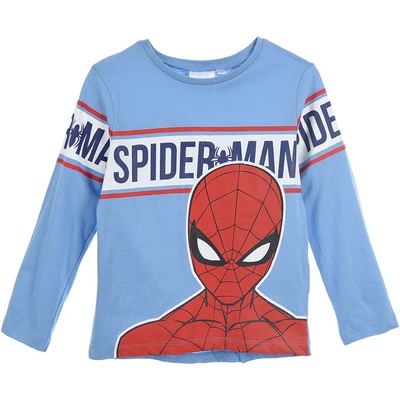 Sun City dětské tričko Spiderman Face bavlna modré