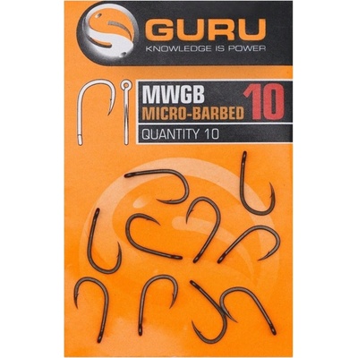 GURU Háčiky s protihrotom MWG Wide Gape Hooks veľ. 10 10 ks