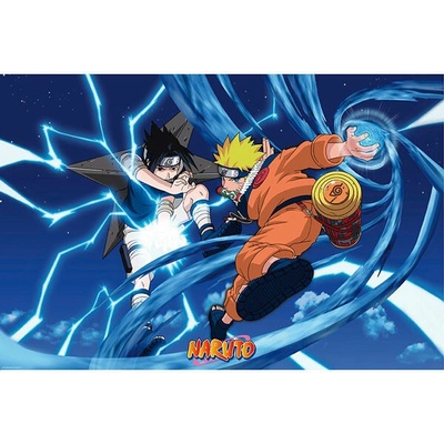ABYstyle Plagát Naruto Shippuden - Naruto & Sasuke