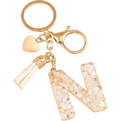 HARAHU Ключодържател Азбука - n / Бяла kp37810 (37810)