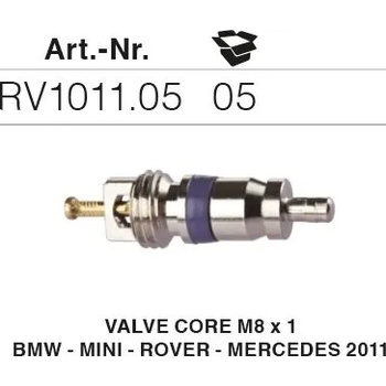 Errecom - Италия RV1011.05 - 5 броя иглички M8x1 за портове климатици на BMW-MINI-ROVER-MERCEDES след 2011г, ERRECOM