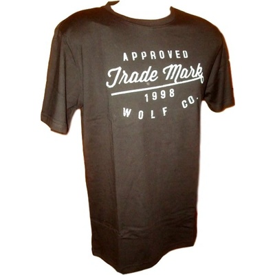 Wolf pánské tričko černé