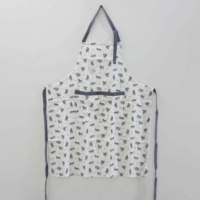 Clayre & Eef Kuchyňská zástěra Cats 70x85 cm