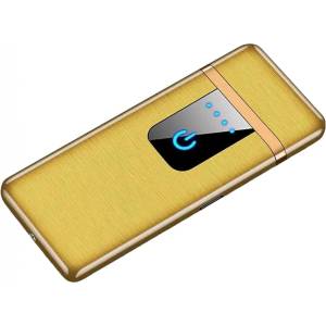 HARAHU Електрическа запалка с USB зареждане Easy - Златна KP25785