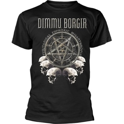 Dimmu Borgir Puritanical Euphoric Misanthropia (Skulls) Black 2XL Риза (PH13491XXL)