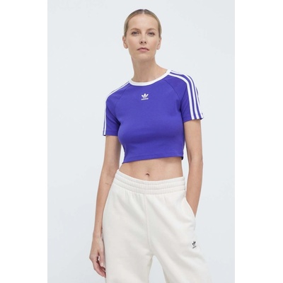 adidas Originals 3-Stripes Baby Tee IP0661 fialová