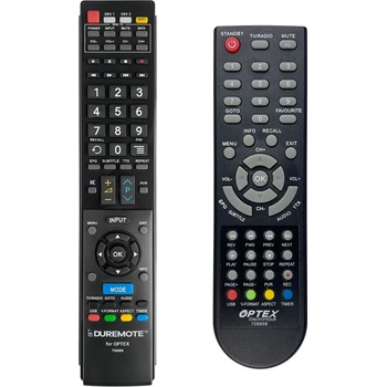 GENERAL Optex 708898 + управление на телевизор (мини телевизор) - дистанционно управление дубликат (708898 + управление на телевизор (мини телевизор))