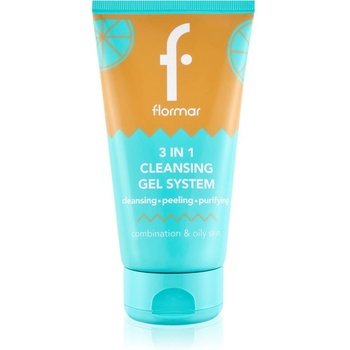 Flormar Combination & Oily Skin 3in1 Cleansing Gel почистващ гел 3 в 1 за смесена и мазна кожа 150ml