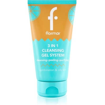 Flormar Combination & Oily Skin 3in1 Cleansing Gel почистващ гел 3 в 1 за смесена и мазна кожа 150ml