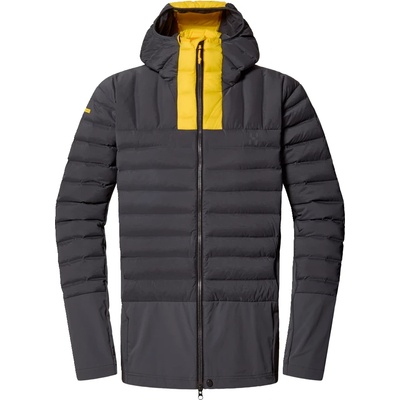 Haglöfs Мъжко пухено яке Haglöfs L. I. M ZT II Light Liner Down jacket - Magnetite / Tech Yellow (004-6759-0112)