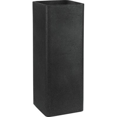 Geli Kvetináč plastový Cube High 26 x 26 x 70 cm antracitový