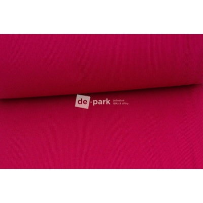 de-park Žebrovaný náplet - sytě růžová 1
